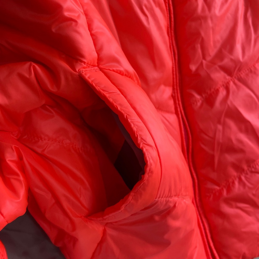 Aeropostale Ultralight Dayglo Orange Vest, Women's XL - Picture 3 of 7